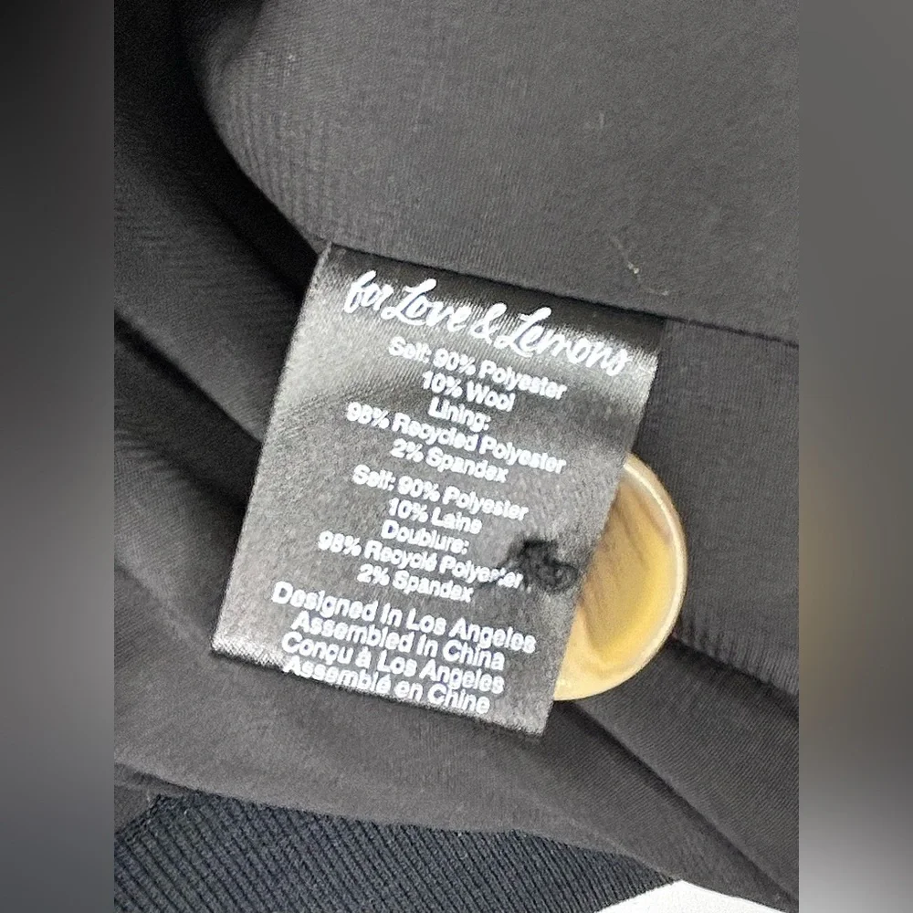 For Love & Lemons Rachel Jacket XXS NWT – Fuzzy Plaid Fall Layer - Picture 4 of 7